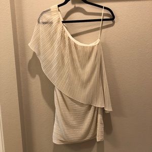 One shoulder sparkly dress